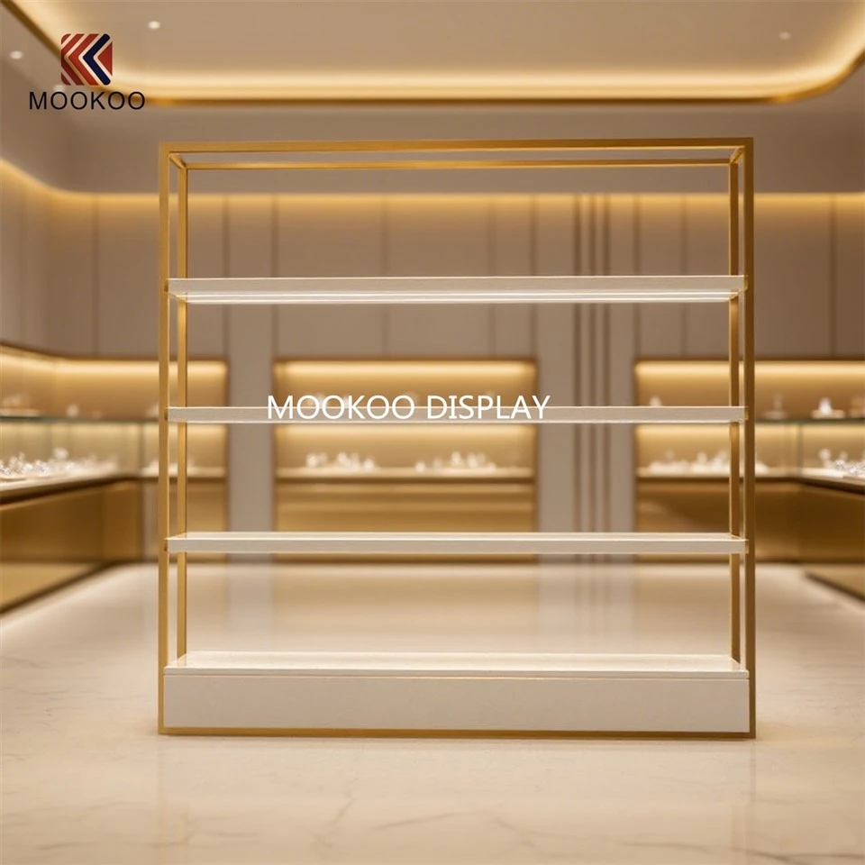 Gilded Grace Display Shelf: Elevate Your Showcase With Timeless Elegance price