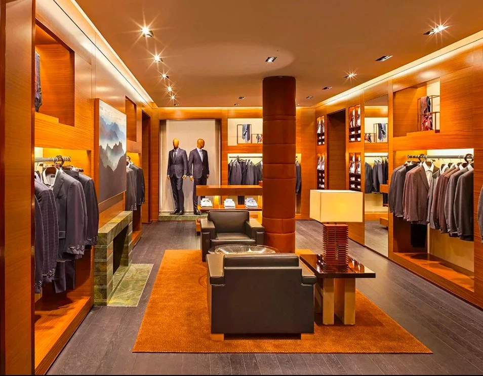 Wall Mounted Clothing Display