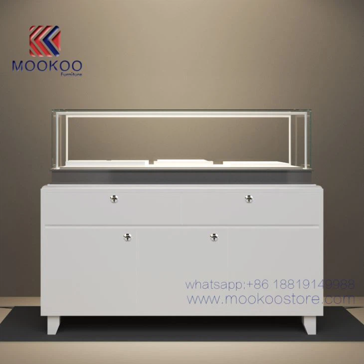 Wooden Showcase For Jewelry Shop