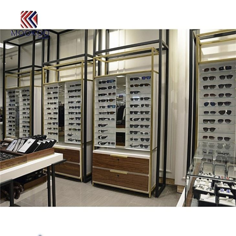 소매 광학 상점 가구 디자인 내각 전시