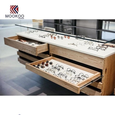 광학 안경 가구 디스플레이 벽 선반 쇼케이스 디자인