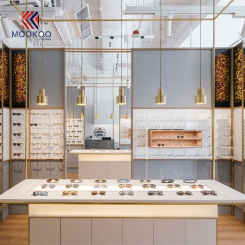 매장 선글라스 현대 고급 상점 카운터 디자인