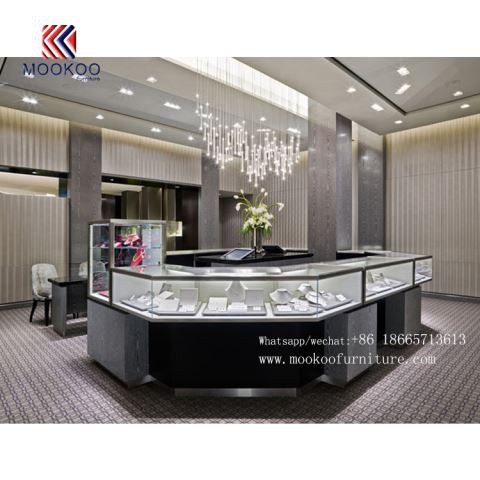 놀라운 고품질 현대 보석 카운터 디자인