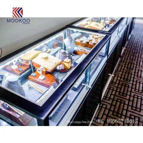 지도 된 진열장 스테인리스 보석