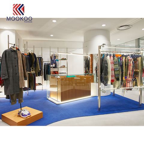 현대 의류 쇼룸 디자인