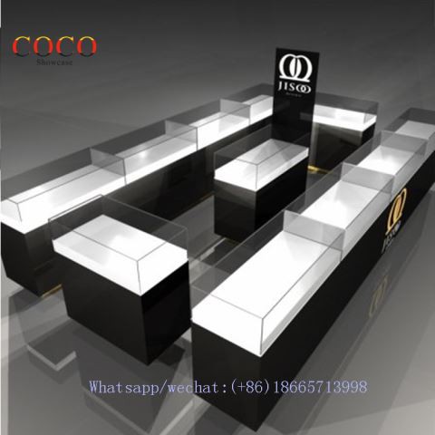 나무로되는 보석 전시 간이 건축물