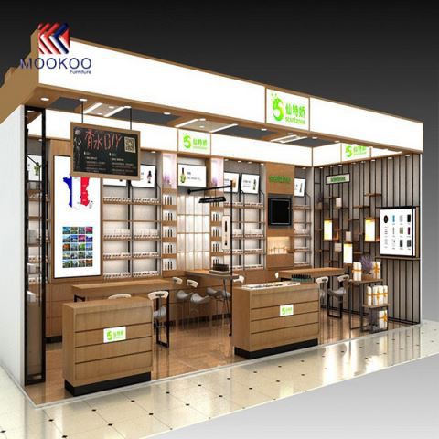 화장품 디스플레이 장식 상점 디자인