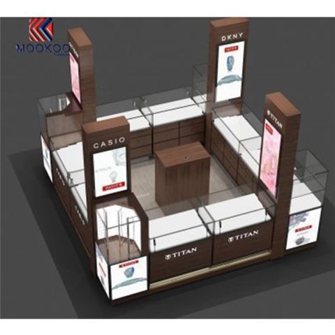 중국산 목제 시계 키오스크