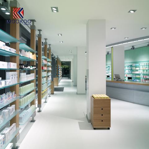 도매 약국 디스플레이 쇼케이스